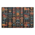 thumbnail image 1 of Yayeee Doormat for Inside 20"x32" Absorbent Low-Profile Washable Non-Slip Rubber Backed Entryway Rug, Black Geometric, 1 of 8