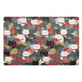 thumbnail image 1 of Yayeee Doormat for Inside 20"x32" Absorbent Low-Profile Washable Non-Slip Rubber Backed Entryway Rug, Black Lucky Cat, 1 of 8