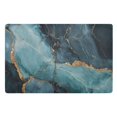 thumbnail image 1 of Yayeee Doormat for Inside 20"x32" Absorbent Low-Profile Washable Non-Slip Rubber Backed Entryway Rug, Black Marble, 1 of 8