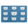 thumbnail image 1 of Yayeee Doormat for Inside 20"x32" Absorbent Low-Profile Washable Non-Slip Rubber Backed Entryway Rug, Blue Polar Bear, 1 of 8
