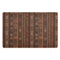 thumbnail image 1 of Yayeee Doormat for Inside 20"x32" Absorbent Low-Profile Washable Non-Slip Rubber Backed Entryway Rug, Brown Tribal Pattern, 1 of 8