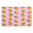 thumbnail image 1 of Yayeee Doormat for Inside 20"x32" Absorbent Low-Profile Washable Non-Slip Rubber Backed Entryway Rug, Cartoon Oranges, 1 of 8