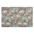 thumbnail image 1 of Yayeee Doormat for Inside 20"x32" Absorbent Low-Profile Washable Non-Slip Rubber Backed Entryway Rug, Colorful Water Lilies Pattern, 1 of 8