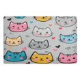 thumbnail image 1 of Yayeee Doormat for Inside 20"x32" Absorbent Low-Profile Washable Non-Slip Rubber Backed Entryway Rug, Cute Cat Pattern, 1 of 8