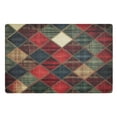 thumbnail image 1 of Yayeee Doormat for Inside 20"x32" Absorbent Low-Profile Washable Non-Slip Rubber Backed Entryway Rug, Dark Tartan Pattern, 1 of 8