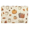 thumbnail image 1 of Yayeee Doormat for Inside 20"x32" Absorbent Low-Profile Washable Non-Slip Rubber Backed Entryway Rug, Fall Beige Pumpkin, 1 of 8
