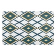 thumbnail image 1 of Yayeee Doormat for Inside 20"x32" Absorbent Low-Profile Washable Non-Slip Rubber Backed Entryway Rug, Gold Geometric Pattern, 1 of 8