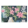 thumbnail image 1 of Yayeee Doormat for Inside 20"x32" Absorbent Low-Profile Washable Non-Slip Rubber Backed Entryway Rug, Green Floral, 1 of 8