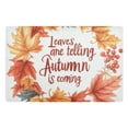 thumbnail image 1 of Yayeee Doormat for Inside 20"x32" Absorbent Low-Profile Washable Non-Slip Rubber Backed Entryway Rug, Leaves Pattern, 1 of 8