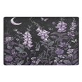 thumbnail image 1 of Yayeee Doormat for Inside 20"x32" Absorbent Low-Profile Washable Non-Slip Rubber Backed Entryway Rug, Light Purple Flowers, 1 of 8