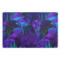 thumbnail image 1 of Yayeee Doormat for Inside 20"x32" Absorbent Low-Profile Washable Non-Slip Rubber Backed Entryway Rug, Night Mushrooms Pattern, 1 of 8