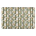 thumbnail image 1 of Yayeee Doormat for Inside 20"x32" Absorbent Low-Profile Washable Non-Slip Rubber Backed Entryway Rug, Olive Green Flowers, 1 of 8