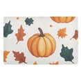 thumbnail image 1 of Yayeee Doormat for Inside 20"x32" Absorbent Low-Profile Washable Non-Slip Rubber Backed Entryway Rug, Pumpkins Patten, 1 of 8