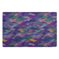 thumbnail image 1 of Yayeee Doormat for Inside 20"x32" Absorbent Low-Profile Washable Non-Slip Rubber Backed Entryway Rug, Purple Waves Pattern, 1 of 8