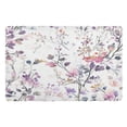 thumbnail image 1 of Yayeee Doormat for Inside 20"x32" Absorbent Low-Profile Washable Non-Slip Rubber Backed Entryway Rug, Purple Wildflowers, 1 of 8