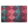 thumbnail image 1 of Yayeee Doormat for Inside 20"x32" Absorbent Low-Profile Washable Non-Slip Rubber Backed Entryway Rug, Vibrant Green Tartan Pattern, 1 of 8