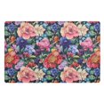 thumbnail image 1 of Yayeee Doormat for Inside 20"x32" Absorbent Low-Profile Washable Non-Slip Rubber Backed Entryway Rug, Vibrant Pink Floral Pattern, 1 of 8