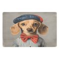 thumbnail image 1 of Yayeee Doormat for Inside 20"x32" Absorbent Low-Profile Washable Non-Slip Rubber Backed Entryway Rug, Yellow Dog Artist, 1 of 8
