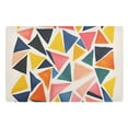 thumbnail image 1 of Yayeee Doormat for Indoor Entrance 32" x 20" Non Slippery Floor Rug, Abstract Triangles, 1 of 8