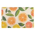 thumbnail image 1 of Yayeee Doormat for Indoor Entrance 32" x 20" Non Slippery Floor Rug, Beige Citrus Leaves, 1 of 8