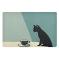 thumbnail image 1 of Yayeee Doormat for Indoor Entrance 32" x 20" Non Slippery Floor Rug, Black Cat, 1 of 8