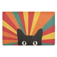 thumbnail image 1 of Yayeee Doormat for Inside 20"x32" Absorbent Low-Profile Washable Non-Slip Rubber Backed Entryway Rug, Black Cat, 1 of 8