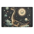 thumbnail image 1 of Yayeee Doormat for Indoor Entrance 32" x 20" Non Slippery Floor Rug, Black Dinosaur, 1 of 8