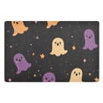 thumbnail image 1 of Yayeee Doormat for Indoor Entrance 32" x 20" Non Slippery Floor Rug, Black Halloween Ghosts, 1 of 8