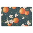 thumbnail image 1 of Yayeee Doormat for Indoor Entrance 32" x 20" Non Slippery Floor Rug, Blue Floral Oranges, 1 of 8