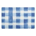 thumbnail image 1 of Yayeee Doormat for Indoor Entrance 32" x 20" Non Slippery Floor Rug, Blue Plain, 1 of 8