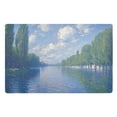 thumbnail image 1 of Yayeee Doormat for Indoor Entrance 32" x 20" Non Slippery Floor Rug, Blue Sky and River, 1 of 8