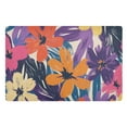 thumbnail image 1 of Yayeee Doormat for Indoor Entrance 32" x 20" Non Slippery Floor Rug, Colorful Painted Flowers Pattern, 1 of 8