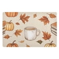 thumbnail image 1 of Yayeee Doormat for Indoor Entrance 32" x 20" Non Slippery Floor Rug, Fall Mug Pattern, 1 of 8