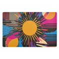 thumbnail image 1 of Yayeee Doormat for Indoor Entrance 32" x 20" Non Slippery Floor Rug, Futuristic Circles, 1 of 8