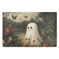 thumbnail image 1 of Yayeee Doormat for Indoor Entrance 32" x 20" Non Slippery Floor Rug, Ghost in Strawberry Fields, 1 of 8
