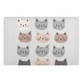 thumbnail image 1 of Yayeee Doormat for Indoor Entrance 32" x 20" Non Slippery Floor Rug, Gray Cat Pattern, 1 of 8