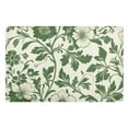 thumbnail image 1 of Yayeee Doormat for Indoor Entrance 32" x 20" Non Slippery Floor Rug, Green Floral, 1 of 8