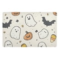 thumbnail image 1 of Yayeee Doormat for Indoor Entrance 32" x 20" Non Slippery Floor Rug, Halloween Happy Ghosts, 1 of 8