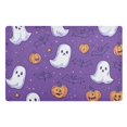 thumbnail image 1 of Yayeee Doormat for Indoor Entrance 32" x 20" Non Slippery Floor Rug, Halloween Purple Ghosts, 1 of 8