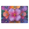 thumbnail image 1 of Yayeee Doormat for Indoor Entrance 32" x 20" Non Slippery Floor Rug, Large Purple Flowers, 1 of 8