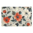 thumbnail image 1 of Yayeee Doormat for Indoor Entrance 32" x 20" Non Slippery Floor Rug, Large Red Floral Pattern, 1 of 8
