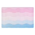 thumbnail image 1 of Yayeee Doormat for Indoor Entrance 32" x 20" Non Slippery Floor Rug, Light Pink Stripes, 1 of 8