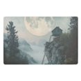 thumbnail image 1 of Yayeee Doormat for Indoor Entrance 32" x 20" Non Slippery Floor Rug, Moon and House, 1 of 8