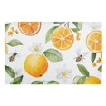 thumbnail image 1 of Yayeee Doormat for Indoor Entrance 32" x 20" Non Slippery Floor Rug, Orange Bees, 1 of 8