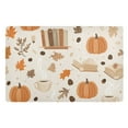 thumbnail image 1 of Yayeee Doormat for Indoor Entrance 32" x 20" Non Slippery Floor Rug, Orange Fall Pumpkin, 1 of 8