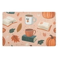 thumbnail image 1 of Yayeee Doormat for Indoor Entrance 32" x 20" Non Slippery Floor Rug, Pink Fall Coffee, 1 of 8