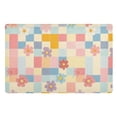 thumbnail image 1 of Yayeee Doormat for Indoor Entrance 32" x 20" Non Slippery Floor Rug, Pink Floral, 1 of 8