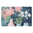 thumbnail image 1 of Yayeee Doormat for Indoor Entrance 32" x 20" Non Slippery Floor Rug, Pink Flowers, 1 of 8