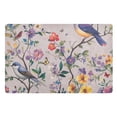 thumbnail image 1 of Yayeee Doormat for Indoor Entrance 32" x 20" Non Slippery Floor Rug, Purple Floral Pattern, 1 of 8