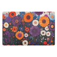 thumbnail image 1 of Yayeee Doormat for Indoor Entrance 32" x 20" Non Slippery Floor Rug, Purple Flowers, 1 of 8